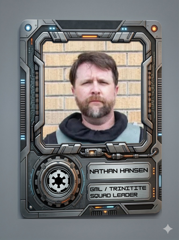 Nathan Hansen — Garrison Membership Liaison / Trinitite Squad Leader